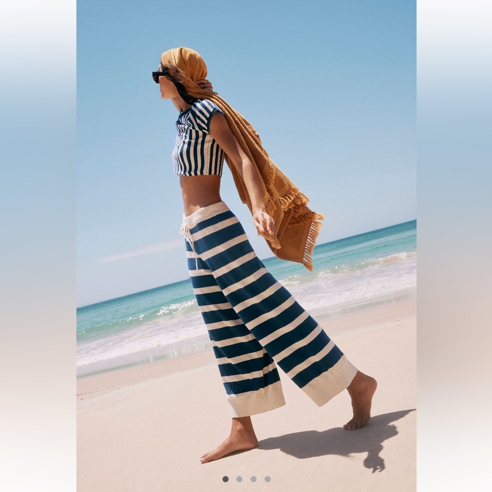 Free People Roberta Sweater Set In Ivory Combo